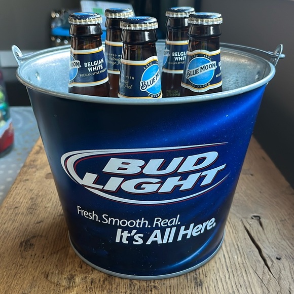 Bud Light | Metal Beer Bucket - Picture 1 of 6